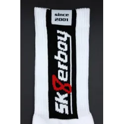 Sk8erboy Chaussettes blanches SMELLY Sk8erboy